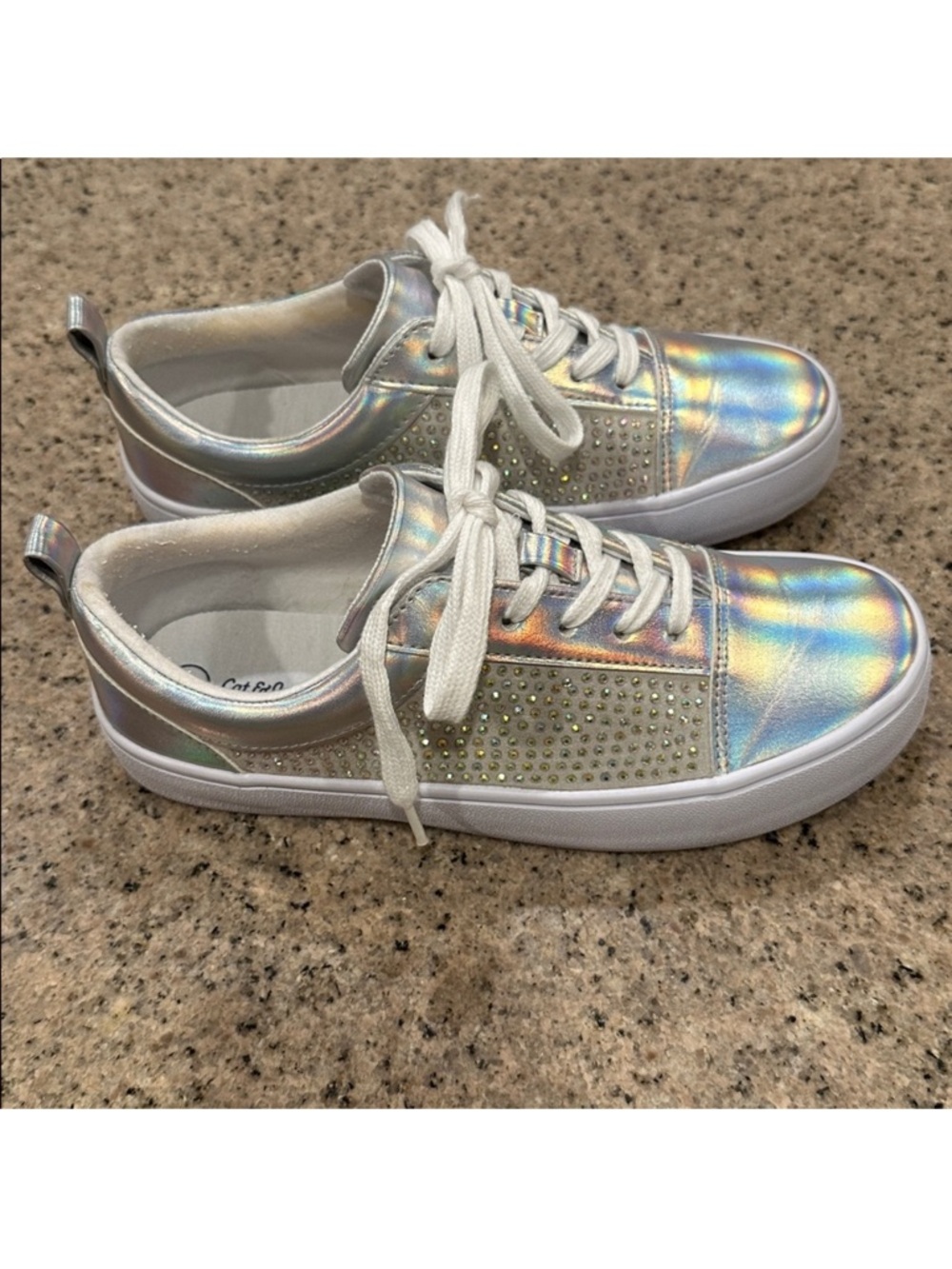 Cat and Jack Holographic Sneakers (girls)